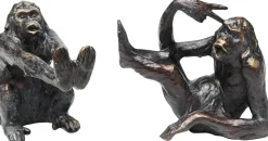 Buchstütze Monkey (2/Set)