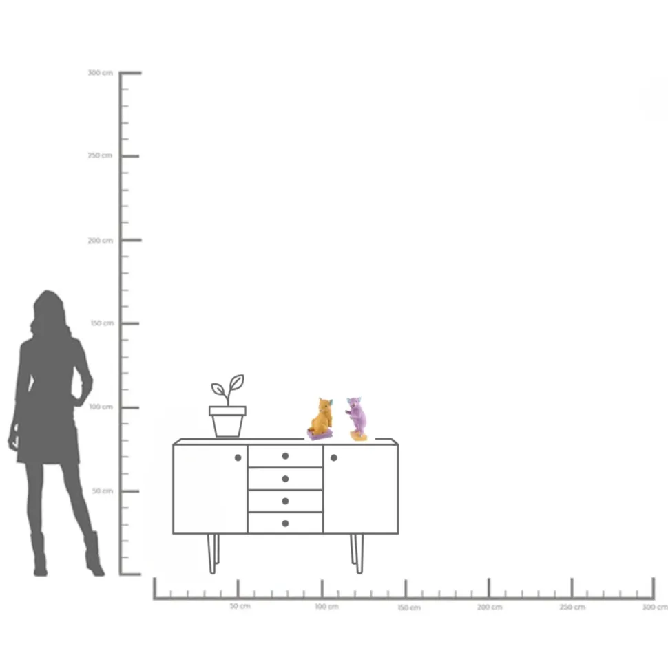 Buchstütze Pig Party (2/Set)