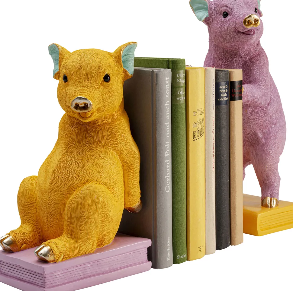 Buchstütze Pig Party (2/Set)