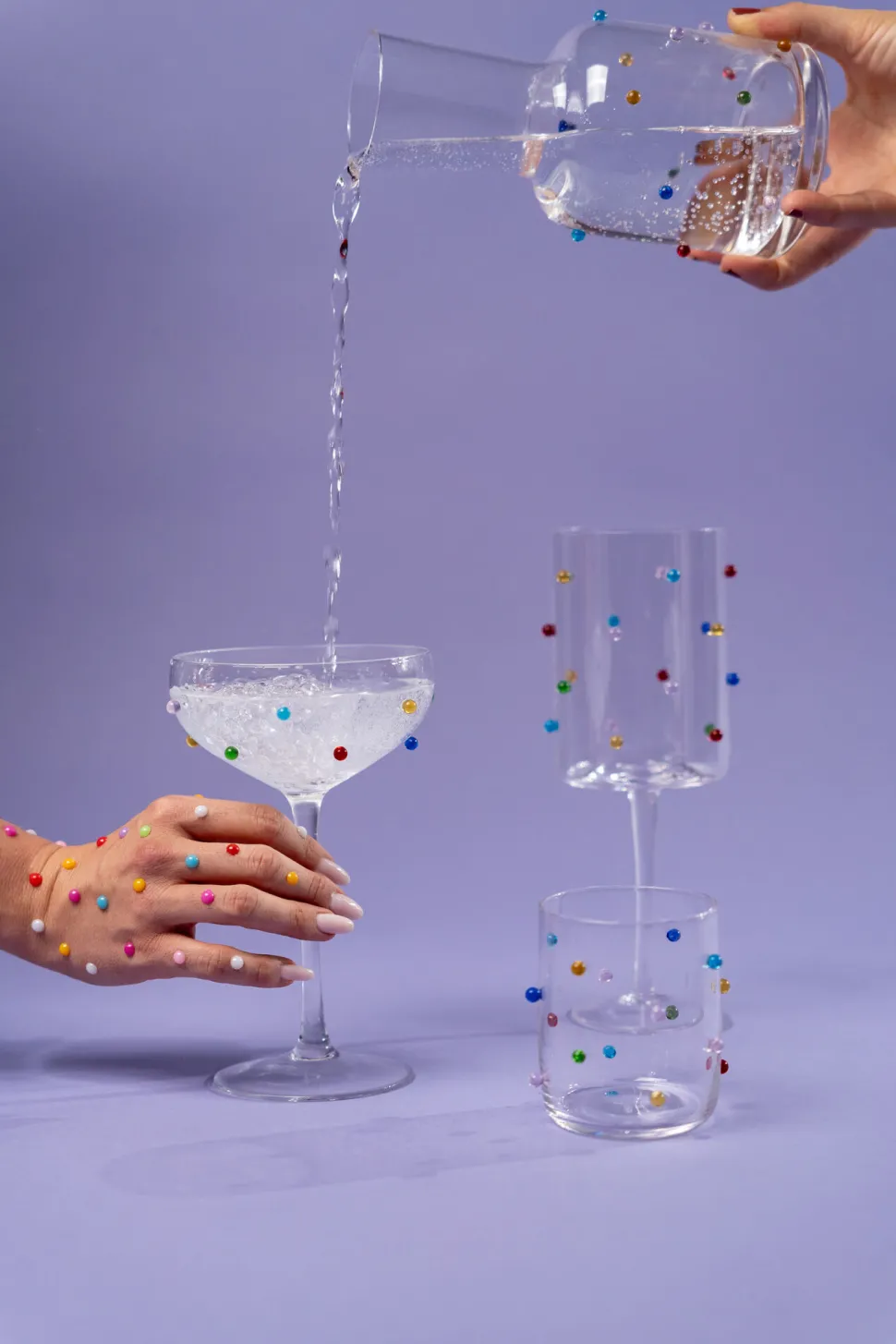 Cocktailglas Party Dots 19cm