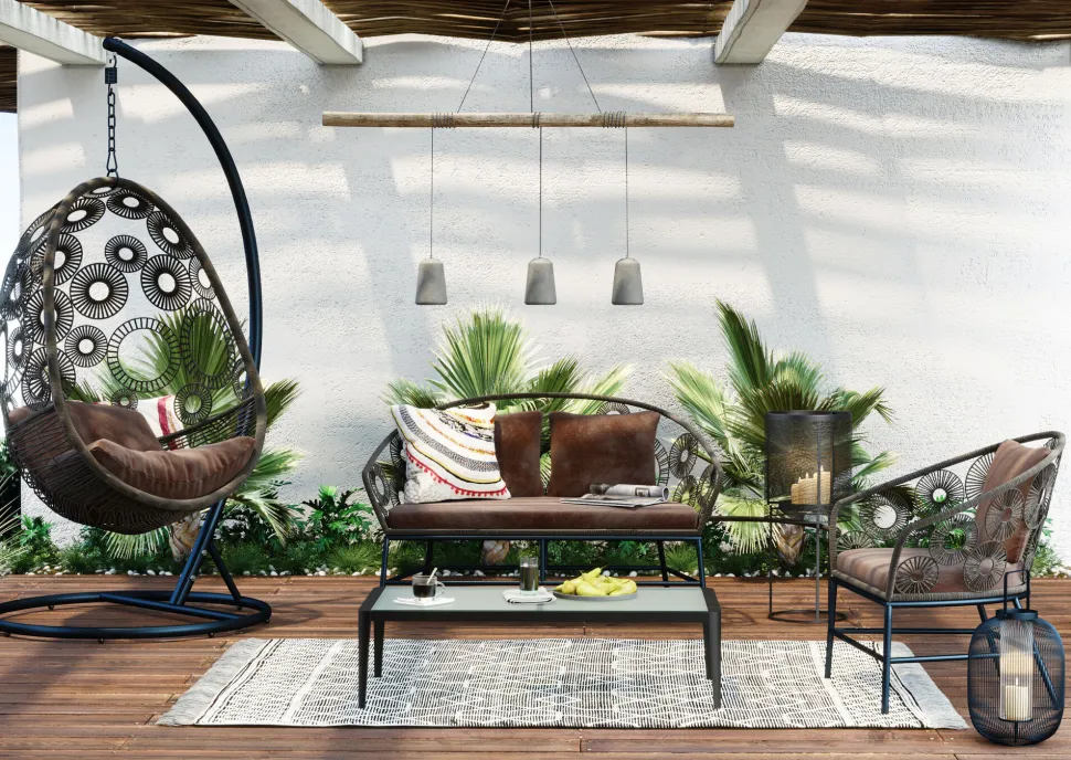 Couchtisch Tiki Schwarz