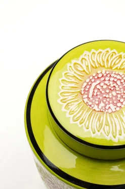 Deko Dose Big Bloom Grün 27cm