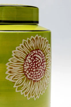 Deko Dose Big Bloom Grün 27cm