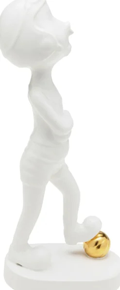 Deko Figur Ball Girl Weiß 29cm