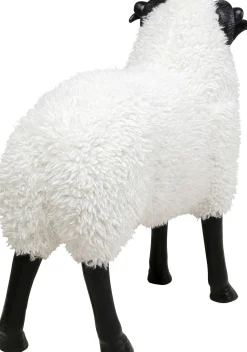 Deko Figur Bathilde Ram Weiß 78cm