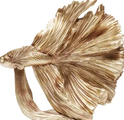Deko Figur Betta Fish Gold Klein