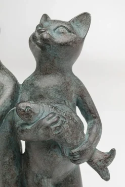Deko Figur Fisher Cats 28x12cm