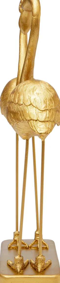 Deko Figur Flamingo Love Gold 39cm