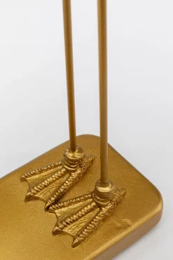 Deko Figur Flamingo Love Gold 39cm