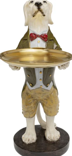 Deko Figur Gentleman Dog Tray 43cm