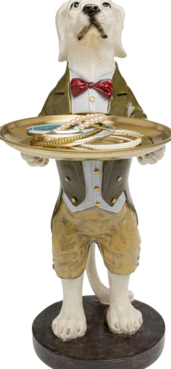 Deko Figur Gentleman Dog Tray 43cm