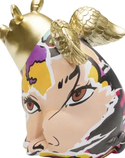 Deko Figur Graffiti Flying Pig 16cm