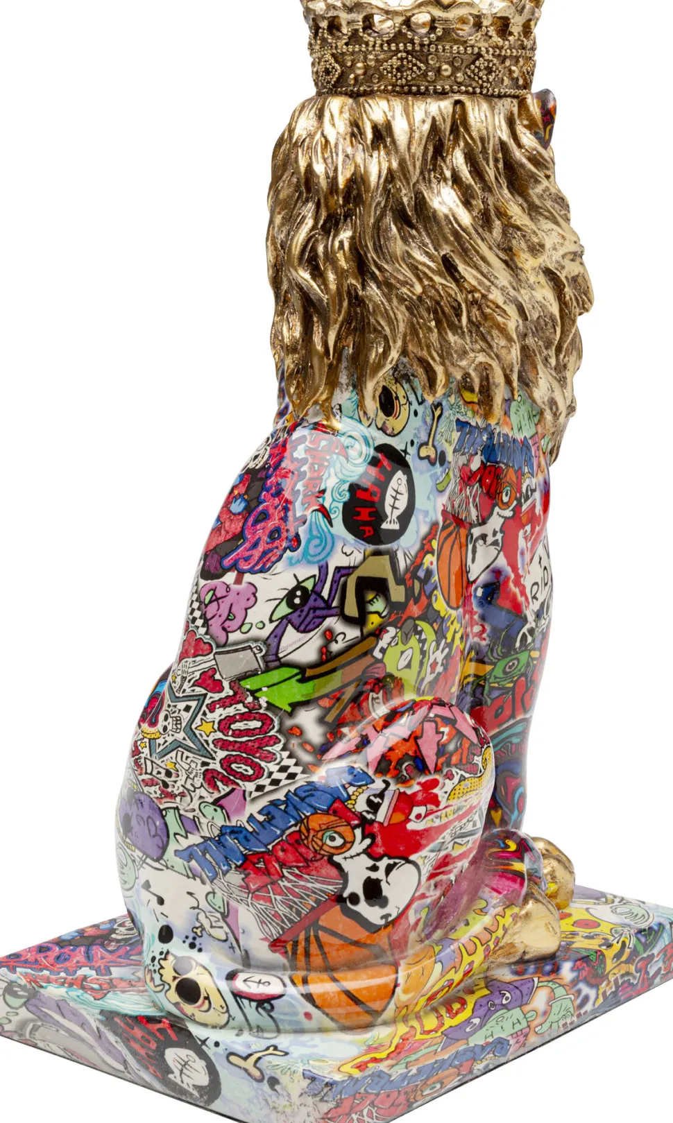 Deko Figur Graffiti King Lion 29cm