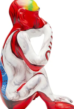 Deko Figur Graffiti Monkey Rot 39cm