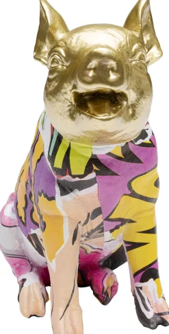 Deko Figur Graffiti Pig 20cm