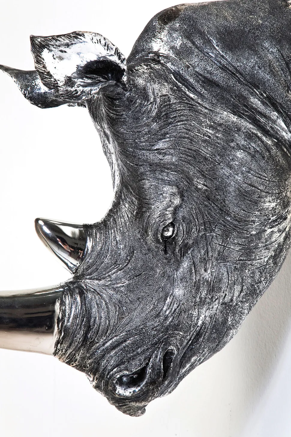 Deko Kopf Rhino Antique