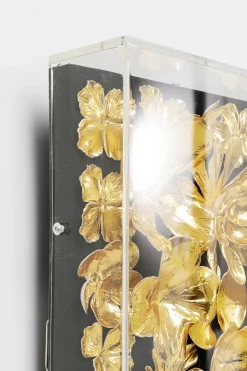 Deko Rahmen Gold Flower 80x80cm