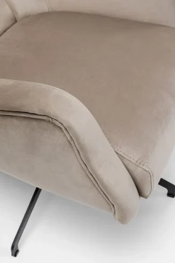 Drehsessel Bellissima Velvet Taupe