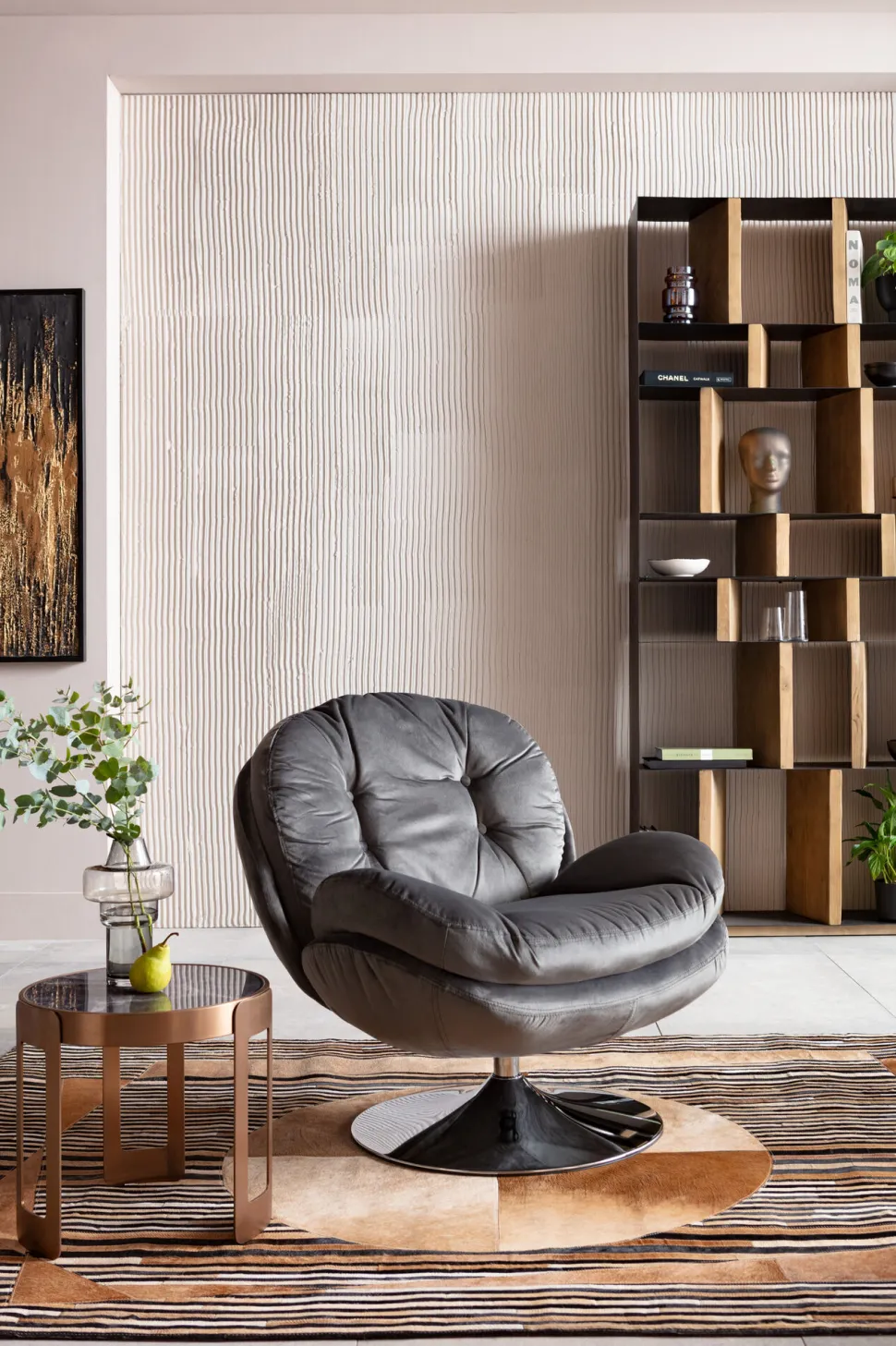 Drehsessel Cosy Grau