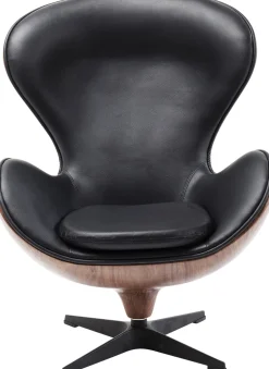 Drehsessel Lounge Black Walnut