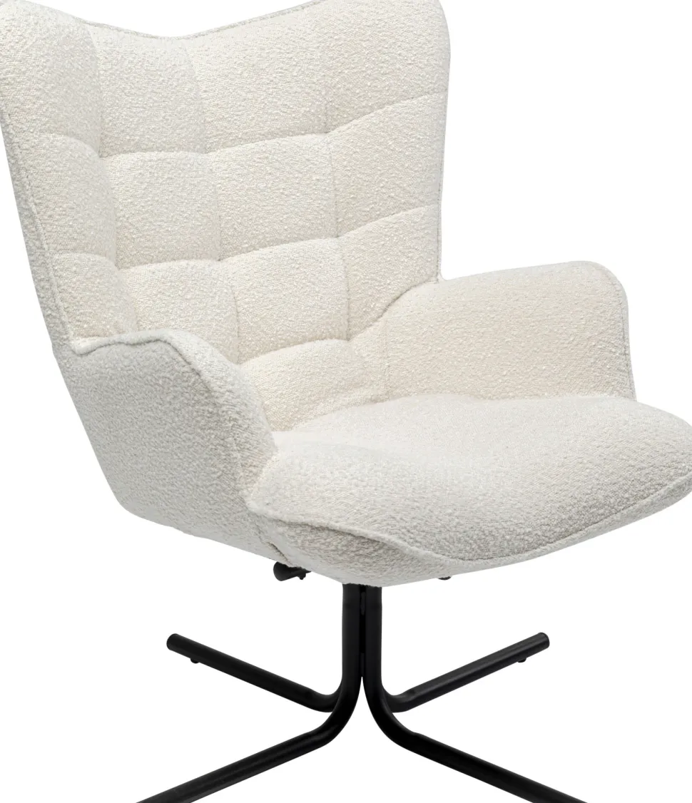 Drehsessel Oscar Boucle Creme