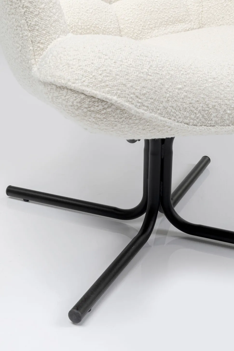 Drehsessel Oscar Boucle Creme