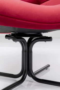 Drehsessel Oscar Velvet Rot