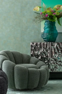 Drehsessel Peppo Bloom Melange Grün