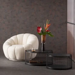 Drehsessel Peppo Bloom Weiß