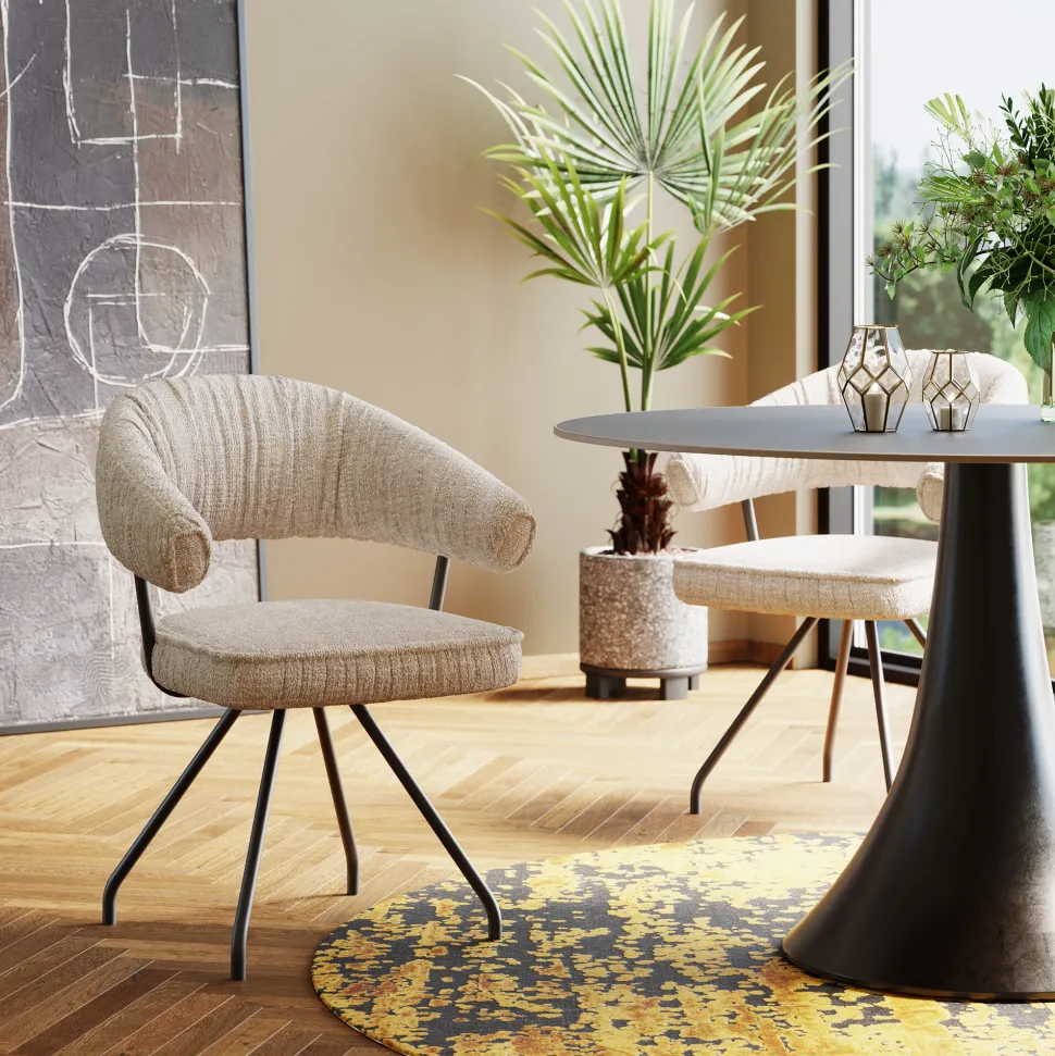 Drehstuhl Arabella Silber