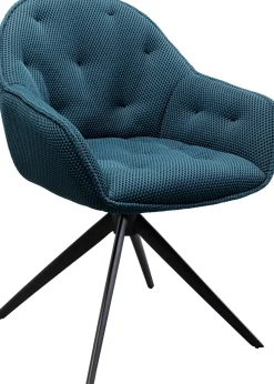 Drehstuhl Carlito Mesh Petrol
