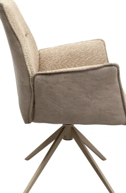 Drehstuhl mit Armlehnen Liverpool Greige