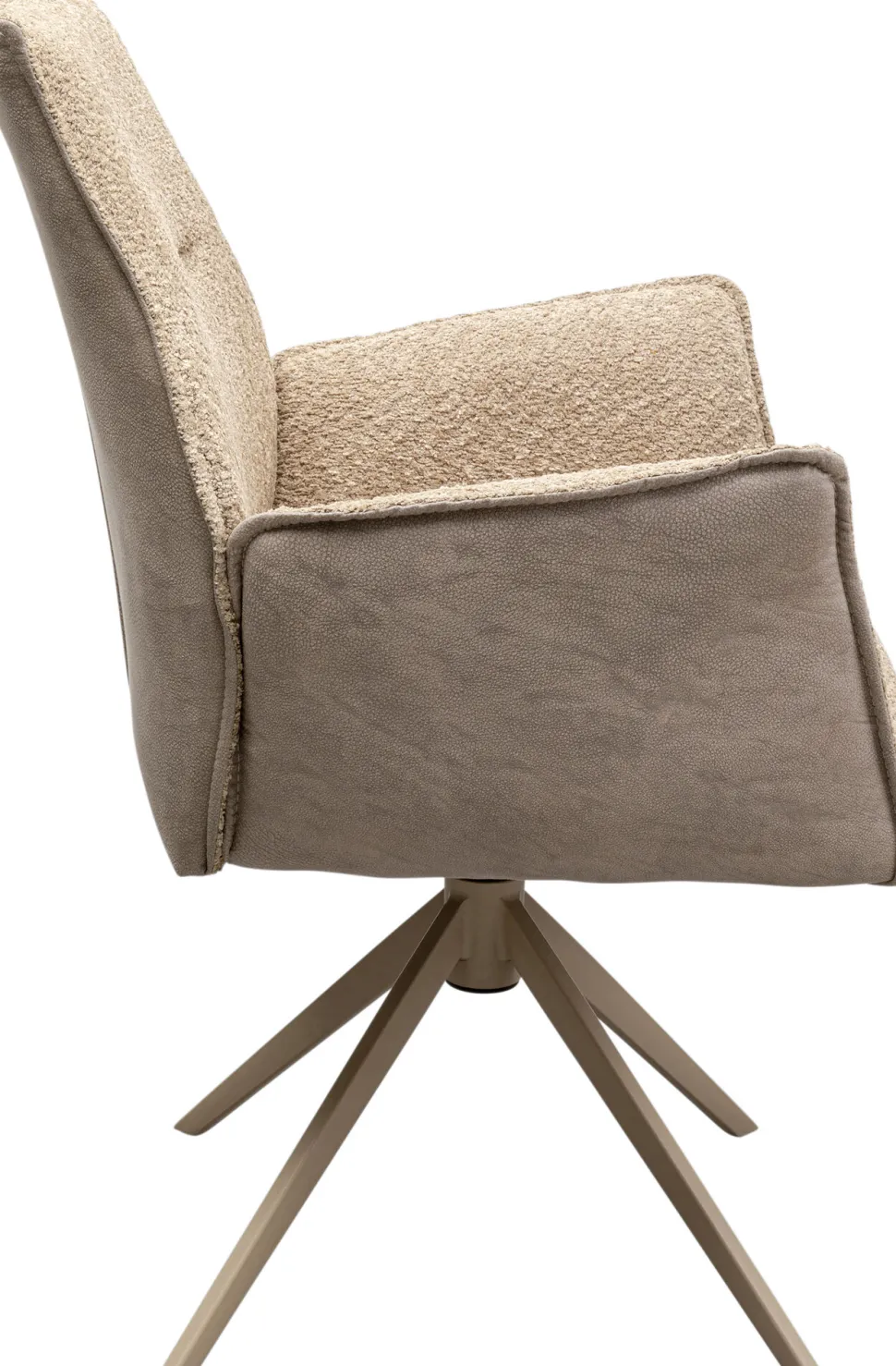 Drehstuhl mit Armlehnen Liverpool Greige