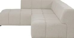 Ecksofa Belami Creme Links 265cm