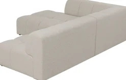 Ecksofa Belami Creme Links 265cm