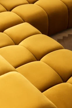 Ecksofa Belami Velvet Amber Rechts