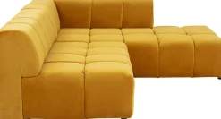 Ecksofa Belami Velvet Amber Rechts
