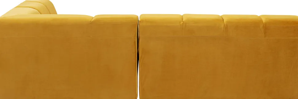 Ecksofa Belami Velvet Amber Rechts