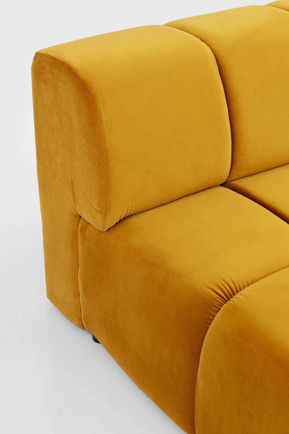 Ecksofa Belami Velvet Amber Rechts