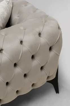 Ecksofa Bellissima Velvet Taupe Links