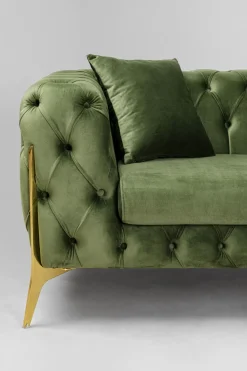 Ecksofa Bellissima Velvet Grün Rechts