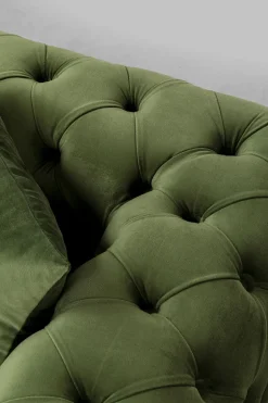 Ecksofa Bellissima Velvet Grün Rechts