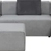 Ecksofa Infinity Atlanta Grau Rechts