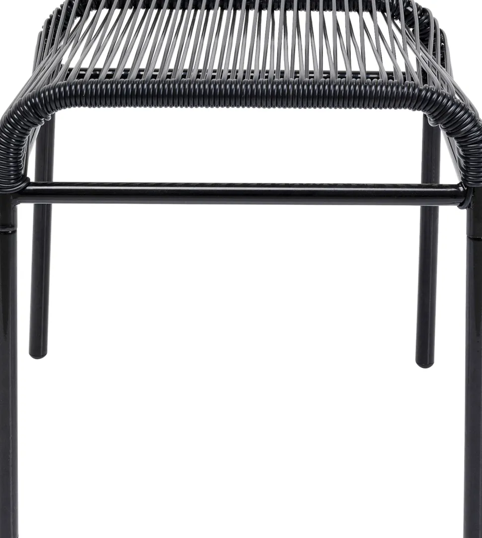 Fußhocker Acapulco Mono Schwarz