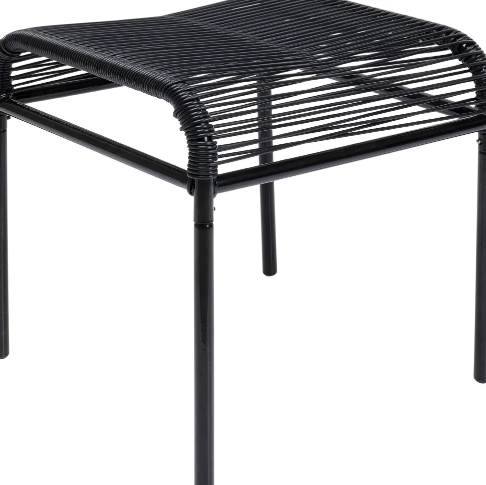 Fußhocker Acapulco Mono Schwarz