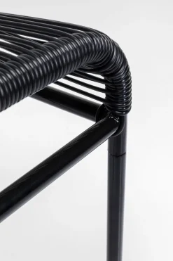 Fußhocker Acapulco Mono Schwarz