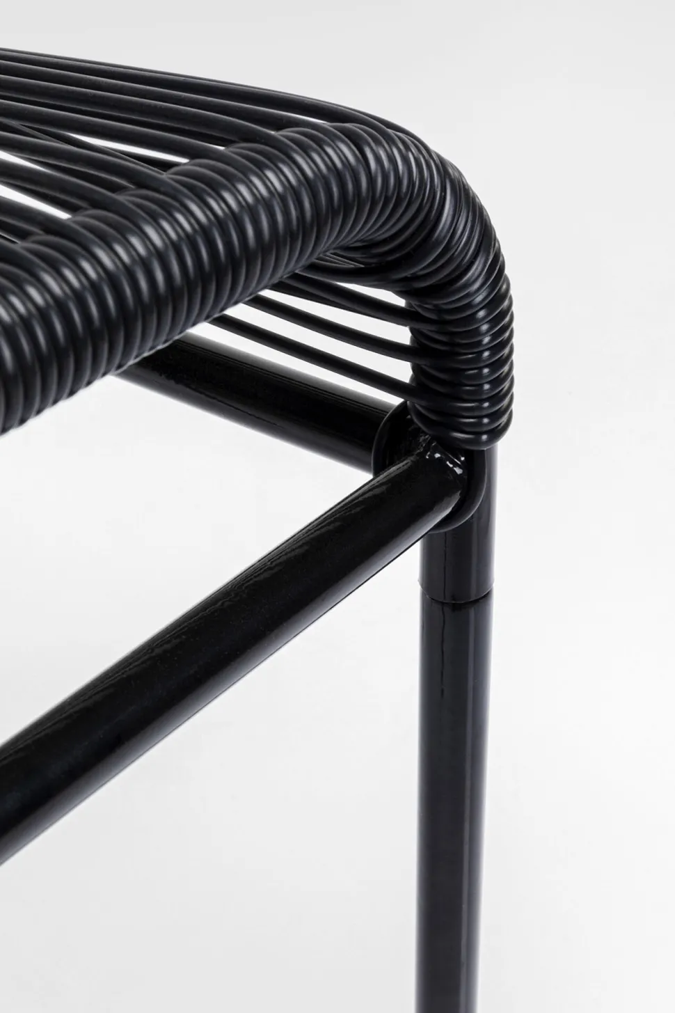 Fußhocker Acapulco Mono Schwarz