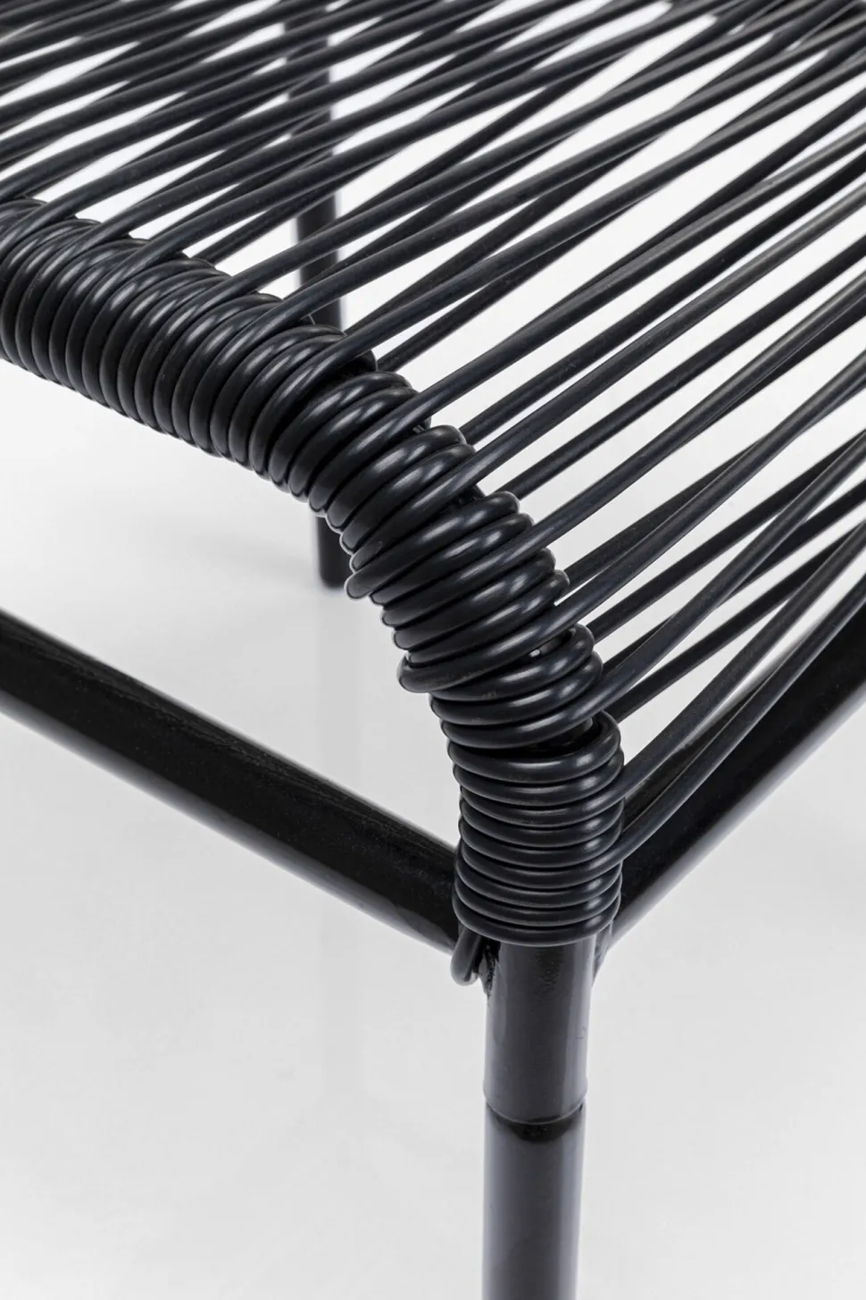 Fußhocker Acapulco Mono Schwarz