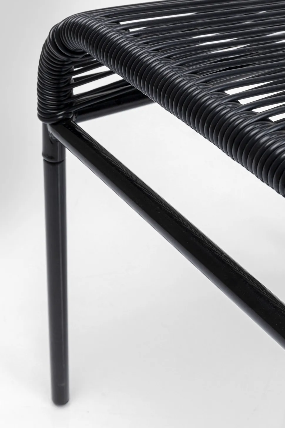 Fußhocker Acapulco Mono Schwarz