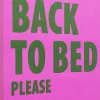 Gerahmtes Bild Come Back To Bed 40x50cm